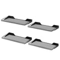 LUGO 4pk 24''x12'' Metal Garage Wall Shelves for Storage