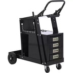 Multi-Purpose Welding Trolley , Welding Trolley for Tig/Mig Welding Machines and Plasma Cutters, 220 Lb. Load Capacity