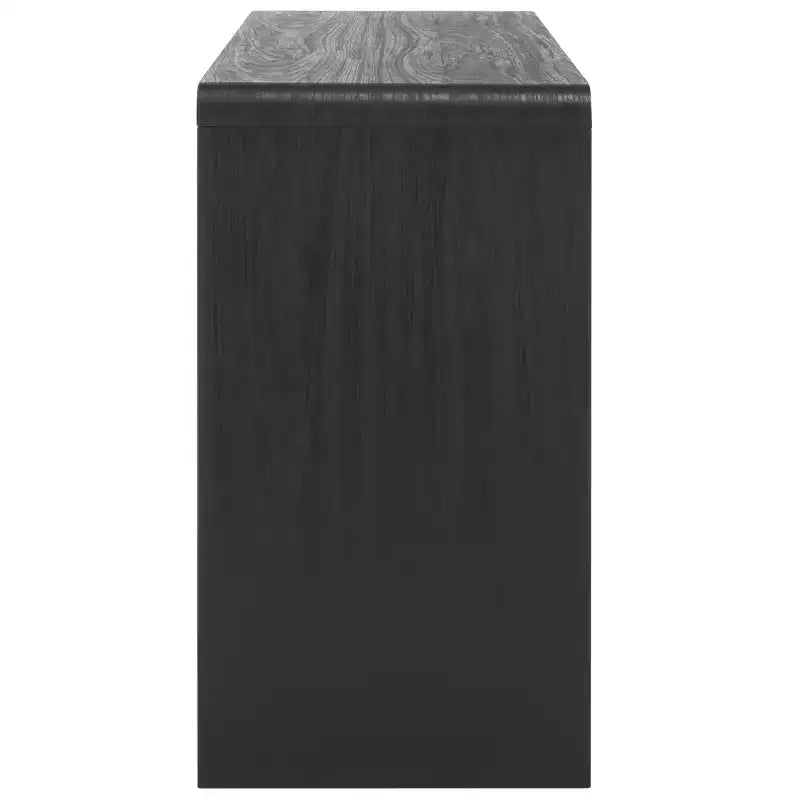 Mueble para TV / Aparador de 4 puertas y 2 estantes – Negro / Blanco Decapado / Negro Envejecido / Roble / Nogal