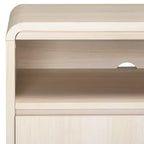 Mueble para TV / Aparador de 4 puertas y 2 estantes – Negro / Blanco Decapado / Negro Envejecido / Roble / Nogal