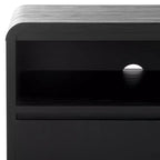 Mueble para TV / Aparador de 4 puertas y 2 estantes – Negro / Blanco Decapado / Negro Envejecido / Roble / Nogal