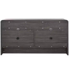 Mueble para TV / Aparador de 4 puertas y 2 estantes – Negro / Blanco Decapado / Negro Envejecido / Roble / Nogal