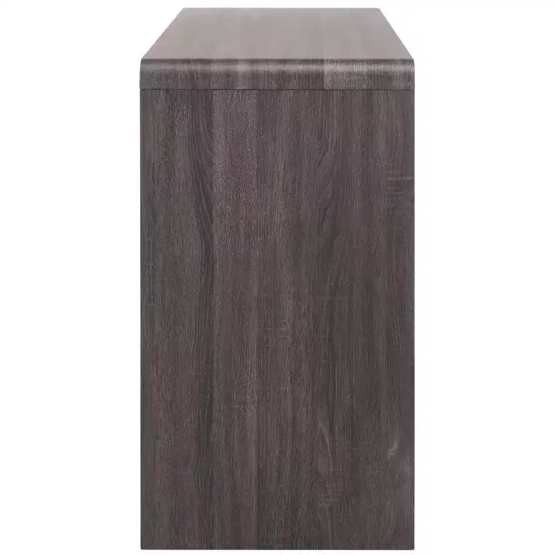 Mueble para TV / Aparador de 4 puertas y 2 estantes – Negro / Blanco Decapado / Negro Envejecido / Roble / Nogal