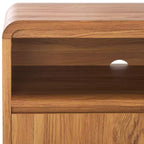 Mueble para TV / Aparador de 4 puertas y 2 estantes – Negro / Blanco Decapado / Negro Envejecido / Roble / Nogal