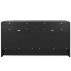 Mueble para TV / Aparador de 4 puertas y 2 estantes – Negro / Blanco Decapado / Negro Envejecido / Roble / Nogal