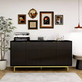 Dyonery Buffet Cabinet with Storage 58 Large Sideboard with Shelves and 4 Doors