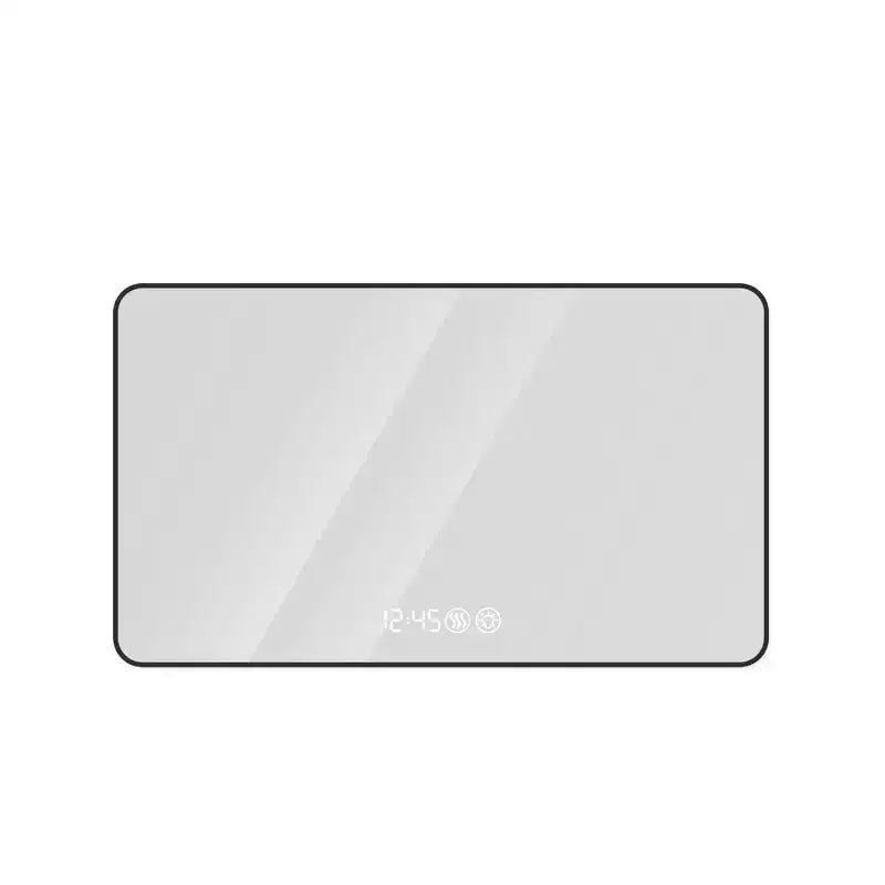 TUYOHW 48x32 Black Frame Wall Mirror with Rounded Corners Vanity Mirror,High-quality Aluminum Alloy Frame, High-definition Tempered Glass