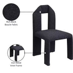 Silla de comedor de tela Boucle, juego de 2 – Varios colores