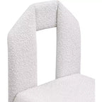 Silla de comedor de tela Boucle, juego de 2 – Varios colores