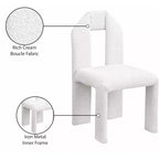 Silla de comedor de tela Boucle, juego de 2 – Varios colores
