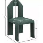 Silla de comedor de tela Boucle, juego de 2 – Varios colores