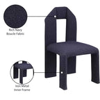 Silla de comedor de tela Boucle, juego de 2 – Varios colores