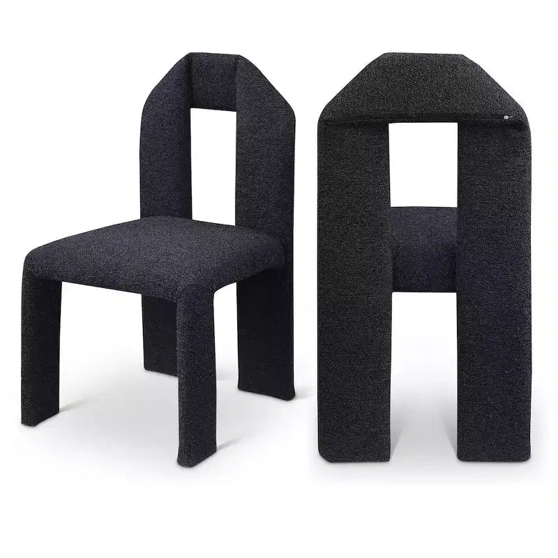 Silla de comedor de tela Boucle, juego de 2 – Varios colores