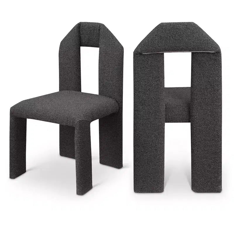 Silla de comedor de tela Boucle, juego de 2 – Varios colores