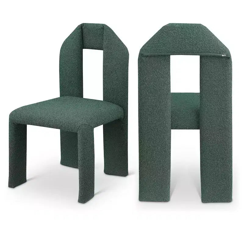 Silla de comedor de tela Boucle, juego de 2 – Varios colores