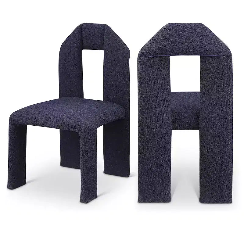 Silla de comedor de tela Boucle, juego de 2 – Varios colores