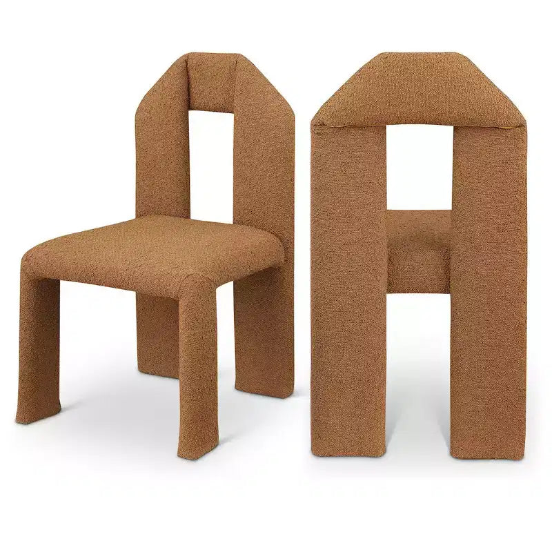 Silla de comedor de tela Boucle, juego de 2 – Varios colores