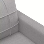 Sillón decorativo tapizado gris claro, 1 persona