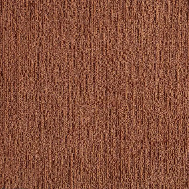 Banco tapizado en tela negra/coñac/crema – Patas de madera natural, capacidad para 2 personas