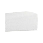 Banco tapizado en tela negra/coñac/crema – Patas de madera natural, capacidad para 2 personas