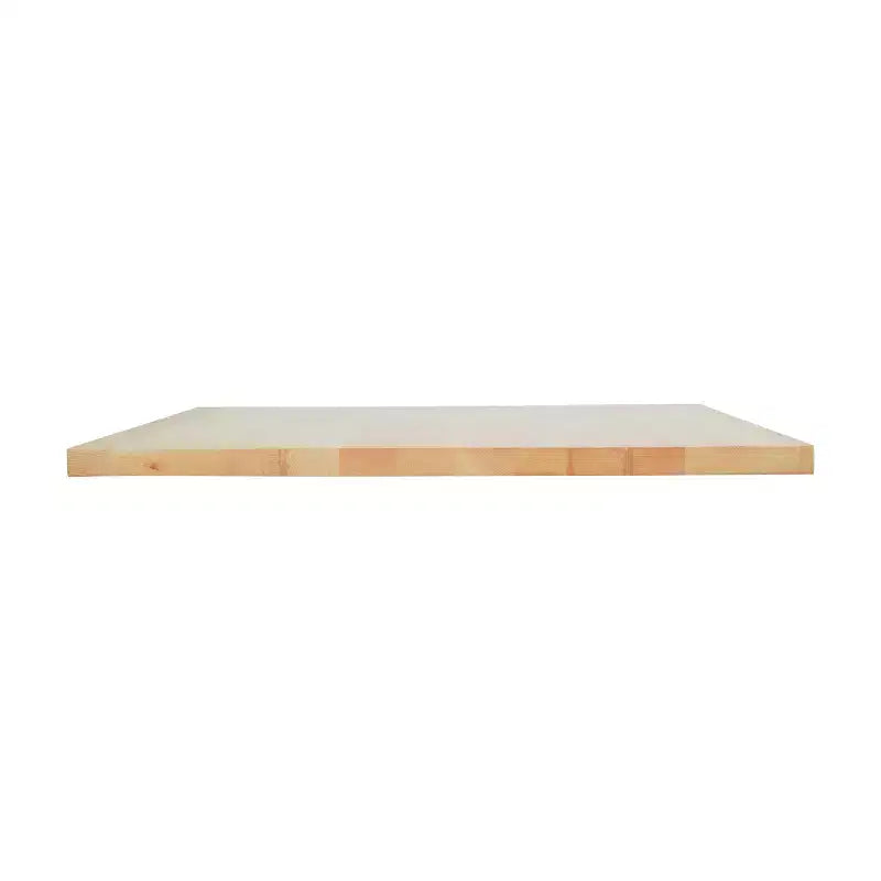 Tablero de mesa rectangular de madera maciza marrón oscuro/natural, 3,8 cm de grosor, para 4 personas