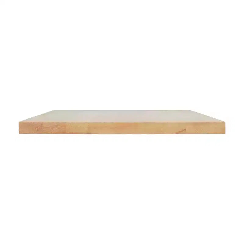 Tablero de mesa rectangular de madera maciza marrón oscuro/natural, 3,8 cm de grosor, para 4 personas