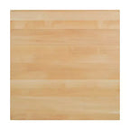 Tablero de mesa rectangular de madera maciza marrón oscuro/natural, 3,8 cm de grosor, para 4 personas