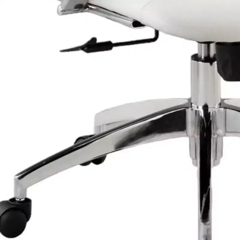 Silla de trabajo tapizada gris con brazos fijos – 1 persona