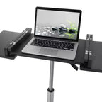 Escritorio para portátil plegable negro de altura ajustable - 1 persona