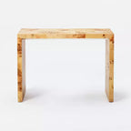 Mesa consola de madera marrón – Rectangular, 1 pieza