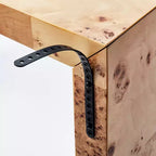 Mesa consola de madera marrón – Rectangular, 1 pieza