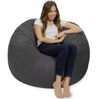 Puf redondo multicolor, capacidad 1 persona
