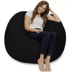 Puf redondo multicolor, capacidad 1 persona