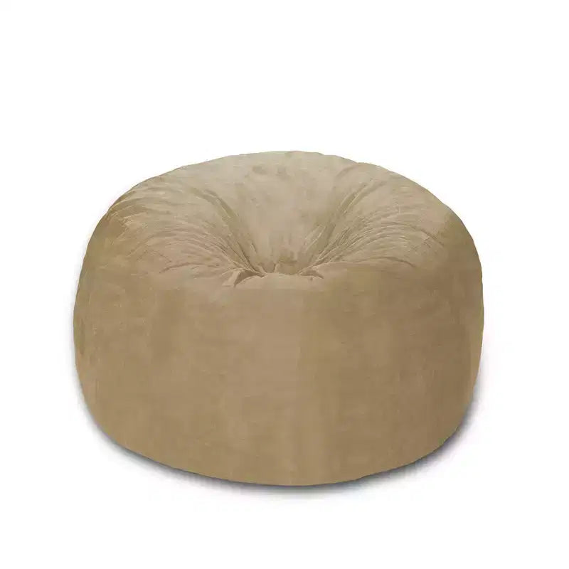 Puf redondo multicolor, capacidad 1 persona