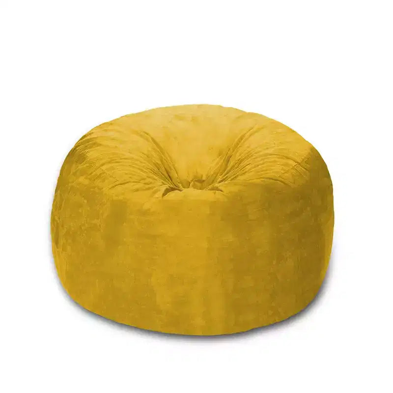 Puf redondo multicolor, capacidad 1 persona