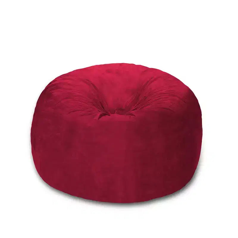 Puf redondo multicolor, capacidad 1 persona
