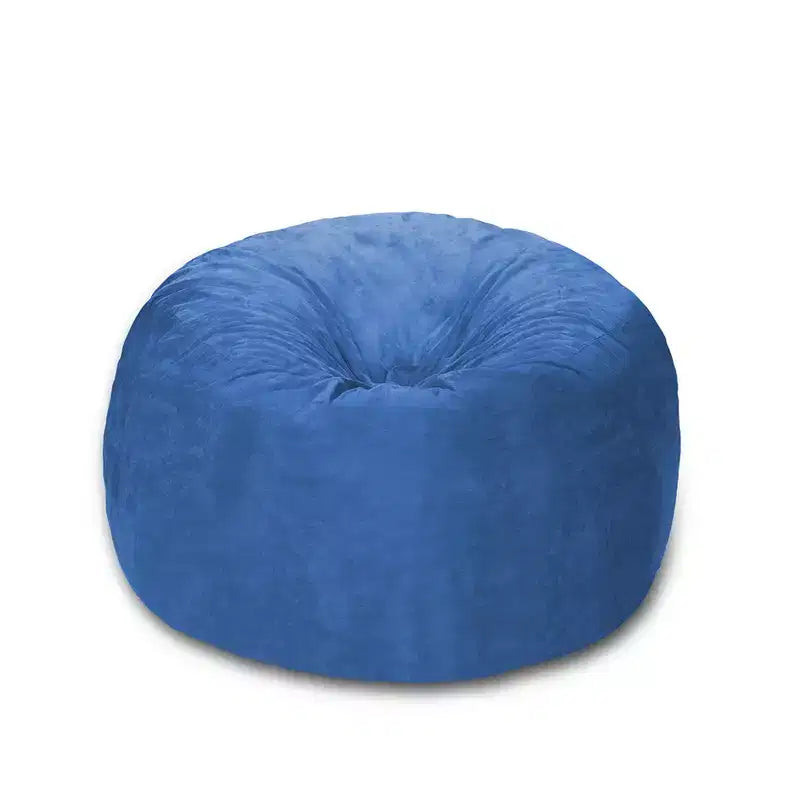 Puf redondo multicolor, capacidad 1 persona