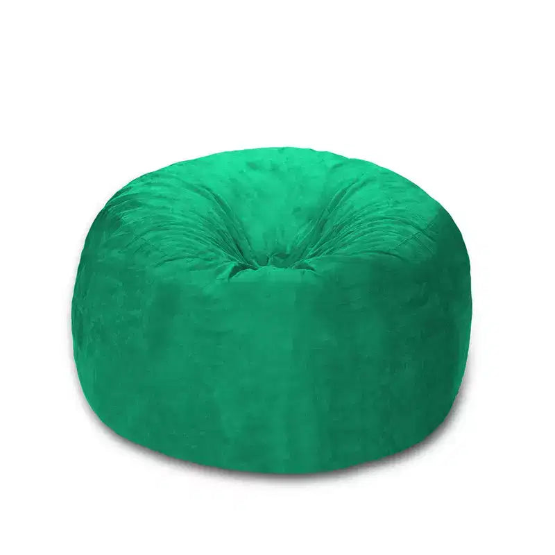 Puf redondo multicolor, capacidad 1 persona