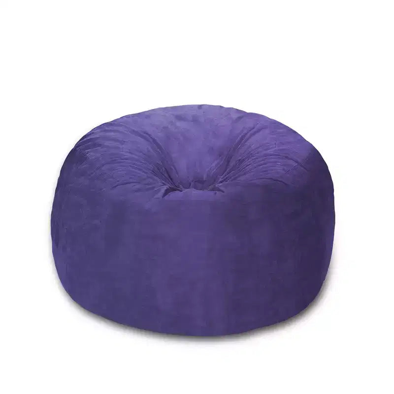 Puf redondo multicolor, capacidad 1 persona
