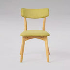 Juego de comedor de 5 piezas de mediados de siglo color beige claro/gris/verde, para 4 personas