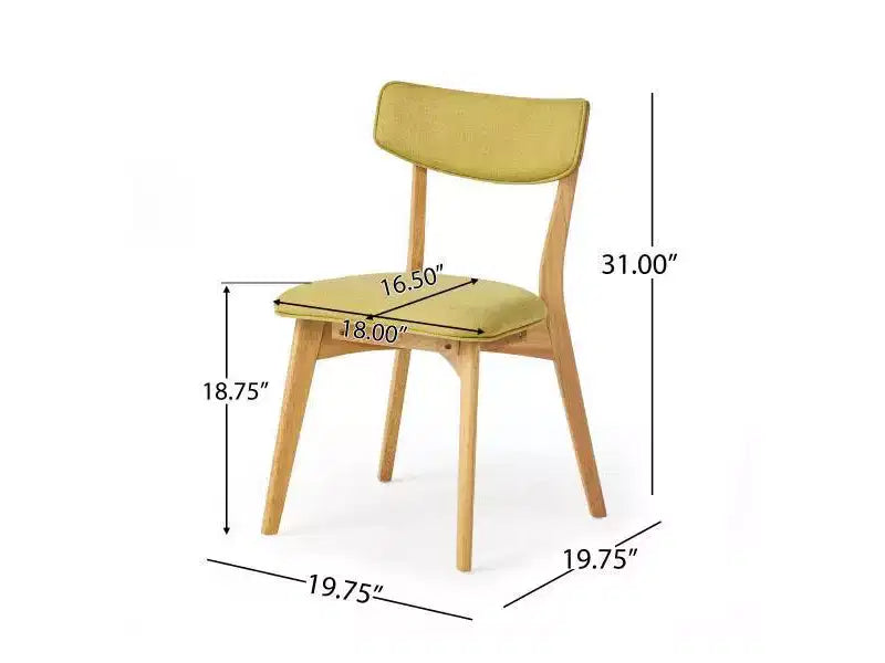 Juego de comedor de 5 piezas de mediados de siglo color beige claro/gris/verde, para 4 personas