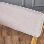 Juego de comedor de 5 piezas de mediados de siglo color beige claro/gris/verde, para 4 personas