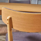 Juego de comedor de 5 piezas de mediados de siglo color beige claro/gris/verde, para 4 personas