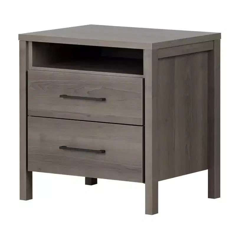 Gravity 2 Drawer Nightstand - South Shore