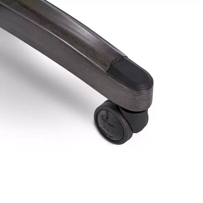Sillón ejecutivo grande y alto de piel regenerada – Negro/gris, marrón/gris, caoba, 1 asiento