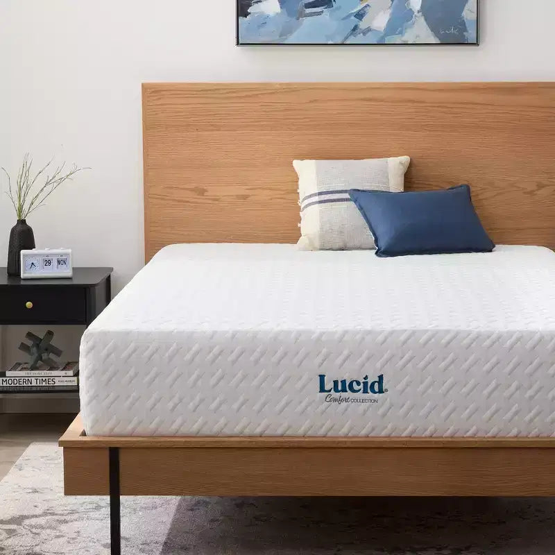 Lucid Comfort Collection Plush 14 Memory Foam Mattress