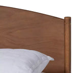 Cama Plataforma de Madera de Fresno y Nogal, Queen, Para 2 personas
