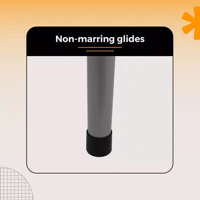 Taburete de barra de acero negro/gris de 24" de altura de mostrador, capacidad para 1 persona