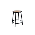 Hampden Furnishings 24" Felix Collection Steel Counter Height Barstool