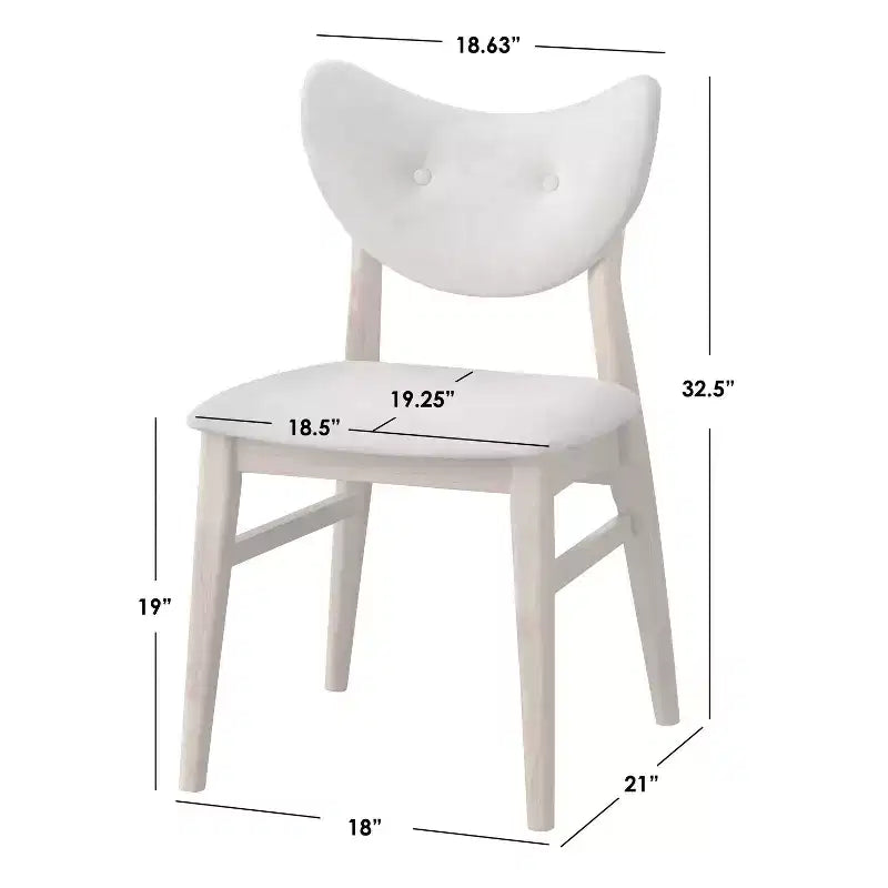 Juego de comedor redondo de 5 piezas en color natural/nogal, con capacidad para 4 personas
